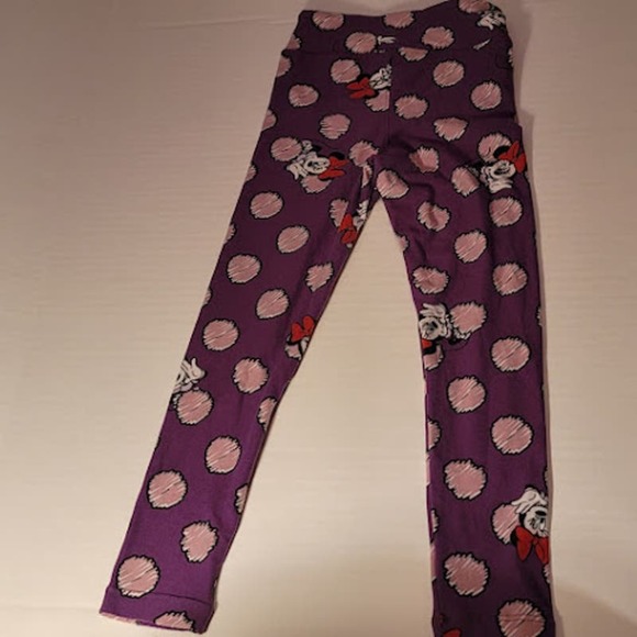 Lularoe Minnie Mouse Leggings - Picture 3 of 7